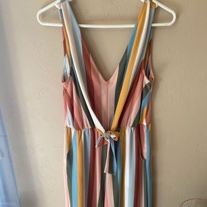 Striped romper